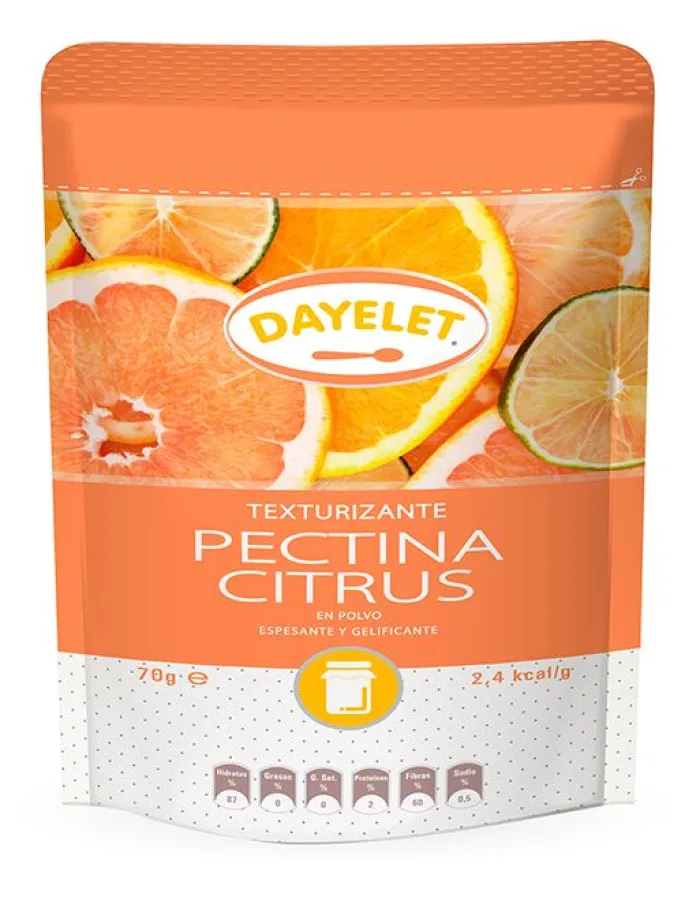Pectina Citrus en polvo 70 gr - Sin gluten - Dayelet