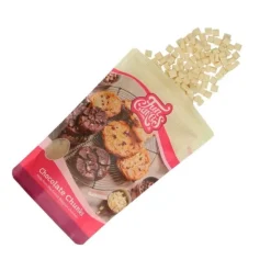 Pedacitos de chocolate blanco 350 g - Funcakes