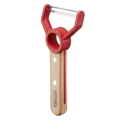 Pelador Le Petit Chef con mango de madera haya 13,5 cm - Acero inoxidable - Opinel