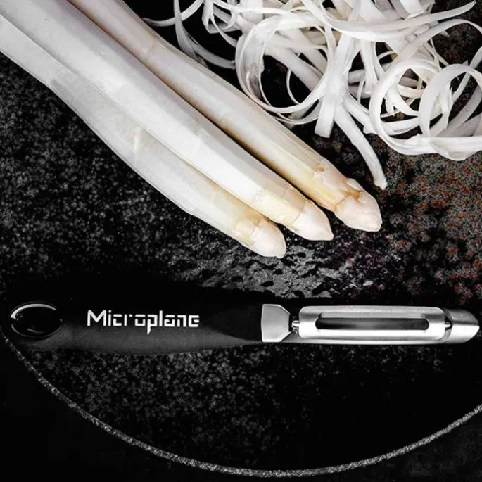 Pelador profesional negro - Acero inoxidable - Microplane