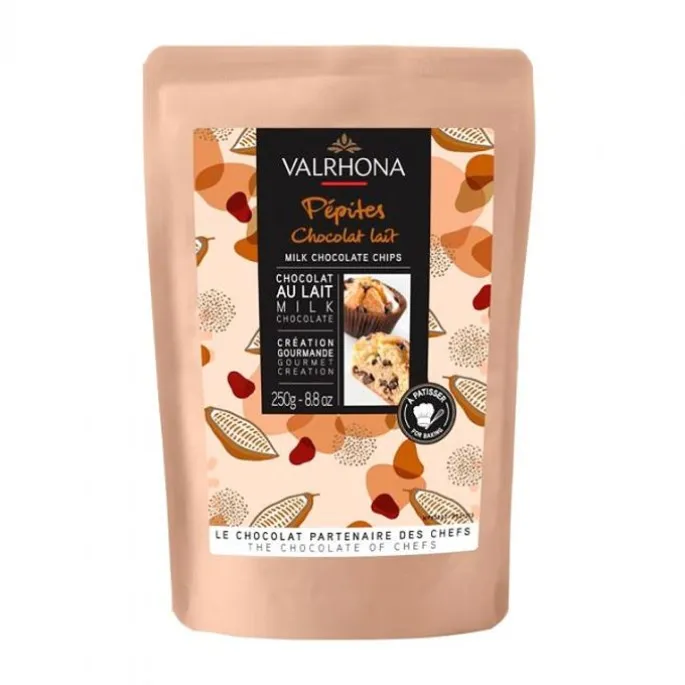 Pepitas de chocolate con leche 250 g - Valrhona