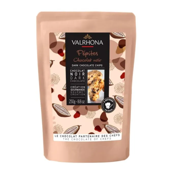 Pepitas de chocolate negro 250 g - Valrhona