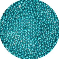 Perlas azules metalizadas 80 g - Funcakes