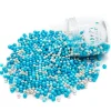 Perlas azules y plateadas metalizadas Fancy Choco Dragées 80 g - Happy Sprinkles