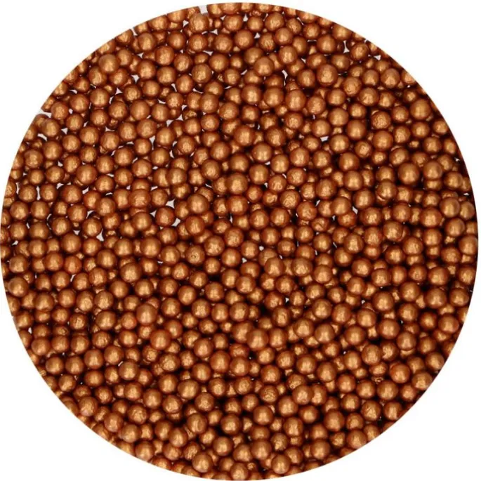 Perlas bronce 70 g - Funcakes