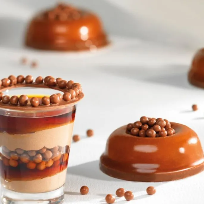 Perlas crujientes de chocolate con leche Crispearls Mona Lisa 800 g - Callebaut