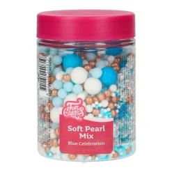 Perlas de azúcar Blue Celebration 80 g - Funcakes