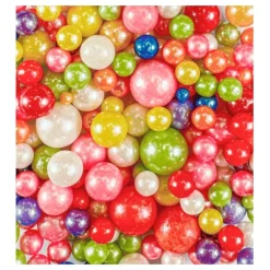 Perlas de azúcar brillantes multicolor 90 g - Azucren