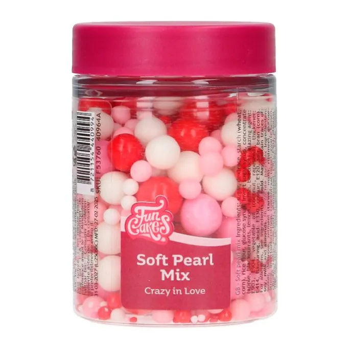 Perlas de azúcar Crazy in Love 80 g - Funcakes