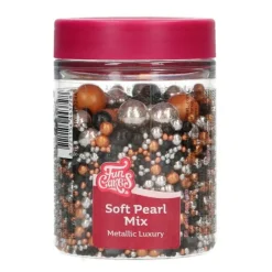 Perlas de azúcar Metallic Luxury 80 g - Funcakes