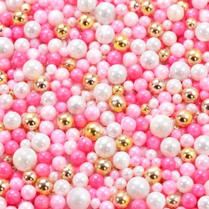 Perlas de azúcar Pink Glam Mix 90 g - Azucren