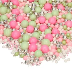 Perlas de azúcar Rose Garden 80 g - Funcakes