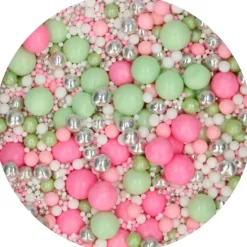 Perlas de azúcar Rose Garden 80 g - Funcakes