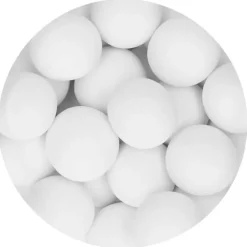 Perlas de chocolate blanco mate XXL 130 g - Funcakes
