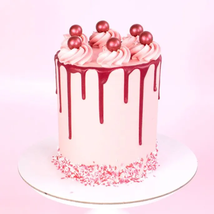 Perlas de chocolate burdeos Bordeaux Choco XXL 120 g - Happy Sprinkles
