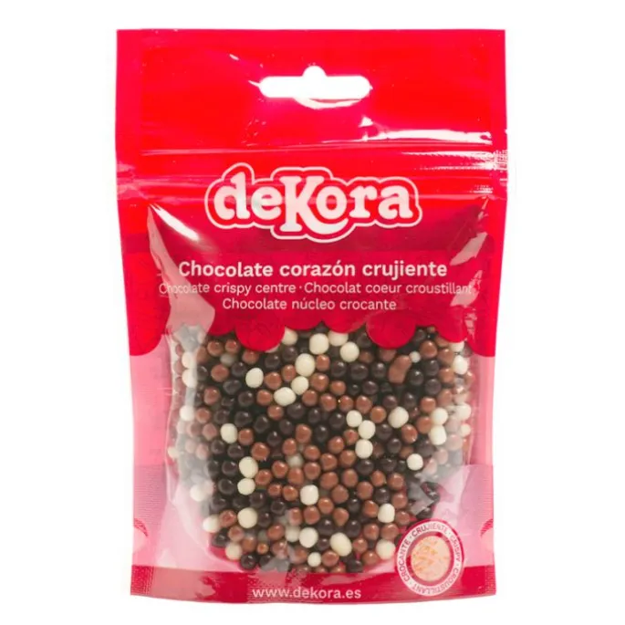 Perlas de chocolate crispy crujientes 70 g - Dekora