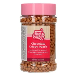 Perlas de chocolate crispy crujientes sabor caramelo 155 g - Funcakes