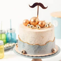 Perlas de chocolate doradas Vintage Gold Choco Crunch XXL 130 g - Happy Sprinkles