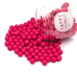 Perlas de chocolate fucsias Hot Pink Choco 90 g - Happy Sprinkles
