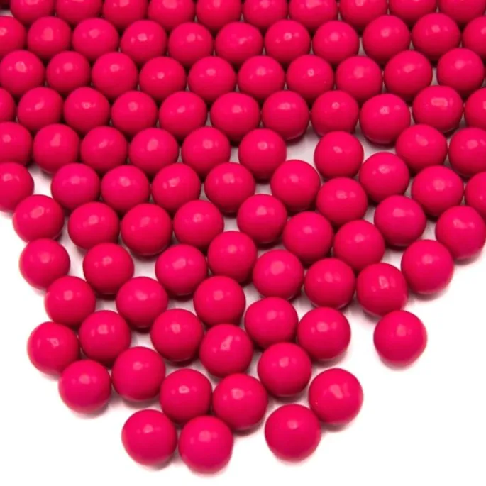 Perlas de chocolate fucsias Hot Pink Choco 90 g - Happy Sprinkles