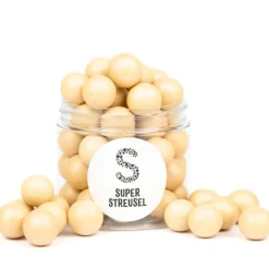 Perlas de chocolate marfil Ivory XL Crispy Balls 130 g - Super Streusel