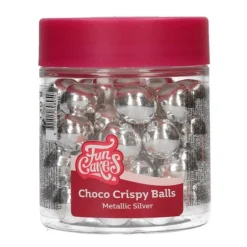 Perlas de chocolate plateadas XXL 130 g - Funcakes