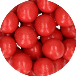 Perlas de chocolate rojas XXL 130 g - Funcakes