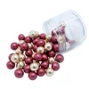 Perlas de chocolate rojas y doradas Delight XXL 130 g - Happy Sprinkles