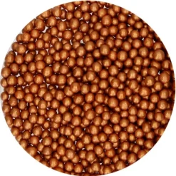 Perlas grandes bronce 60 g - Funcakes