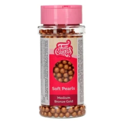 Perlas grandes bronce 60 g - Funcakes