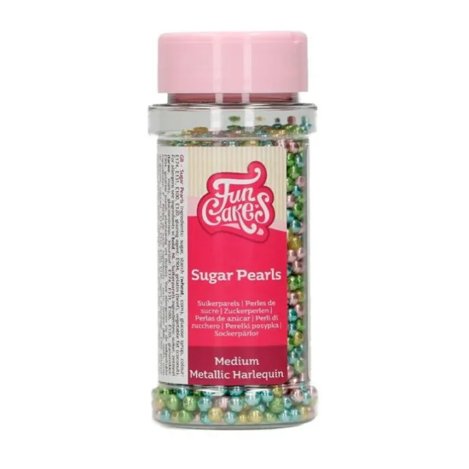 Perlas metalizadas variadas 80 g - Funcakes