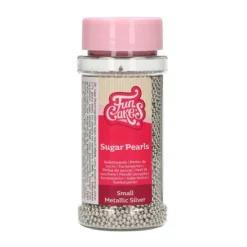 Perlas mini plateadas 80 g - Funcakes
