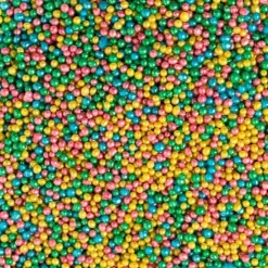 Perlas minis de azúcar multicolor metálicas 100 g - Decora