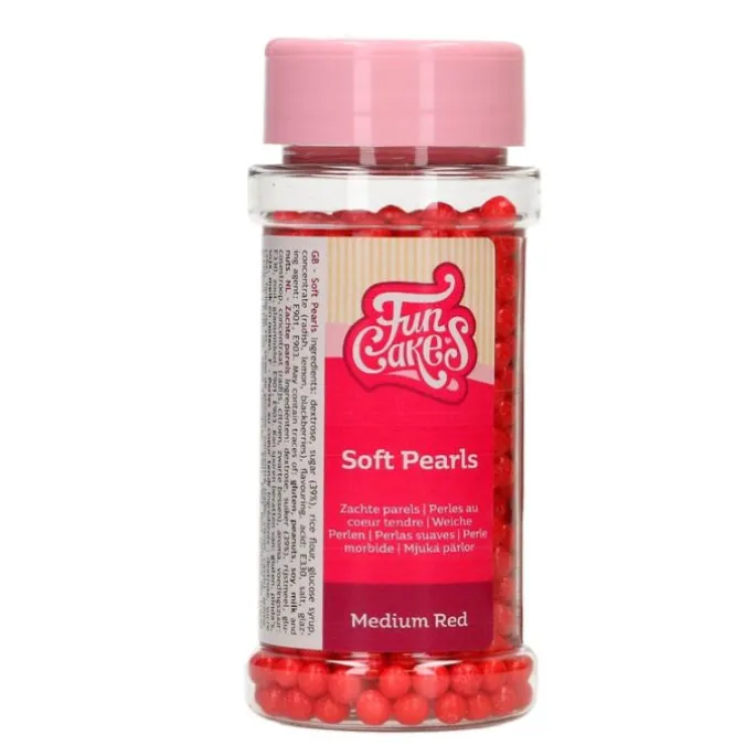Perlas rojas 60 g - Funcakes