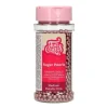 Perlas rosas metalizadas 80 g - Funcakes