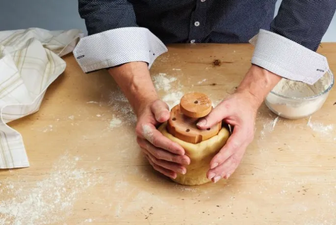 Peso para pastel de carne - Madera de haya - Paul Hollywood