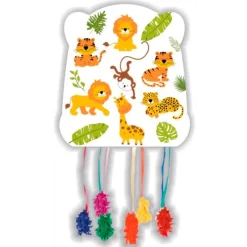 Piñata animales de la selva 28 x 33 cm - Conver Party