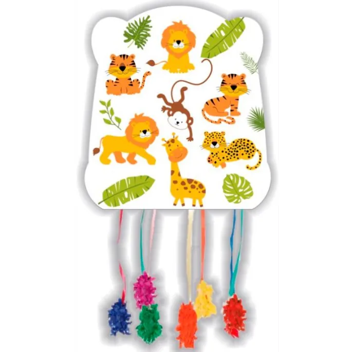 Piñata animales de la selva 28 x 33 cm - Conver Party