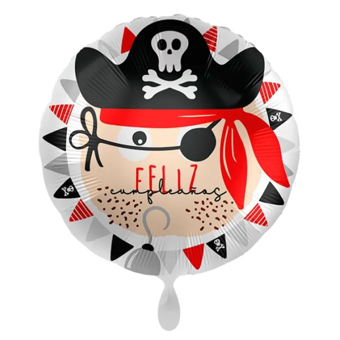Piñata de calavera Pirates Bounty - Meri Meri + REGALOS globo foil y vela