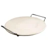 Piedra para pan y pizza con soporte redonda - Ibili