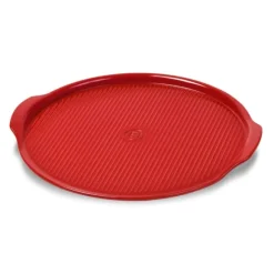 Piedra para pan y pizza grill roja 37 x 3 cm - Cerámica - Emile Henry