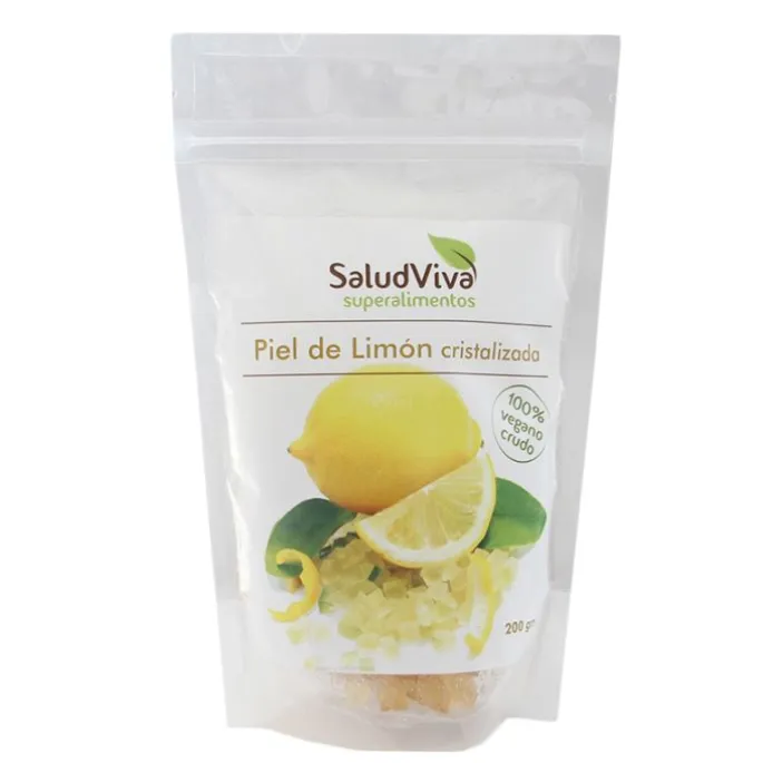 Piel de limón caramelizado 200 gr - SaludViva