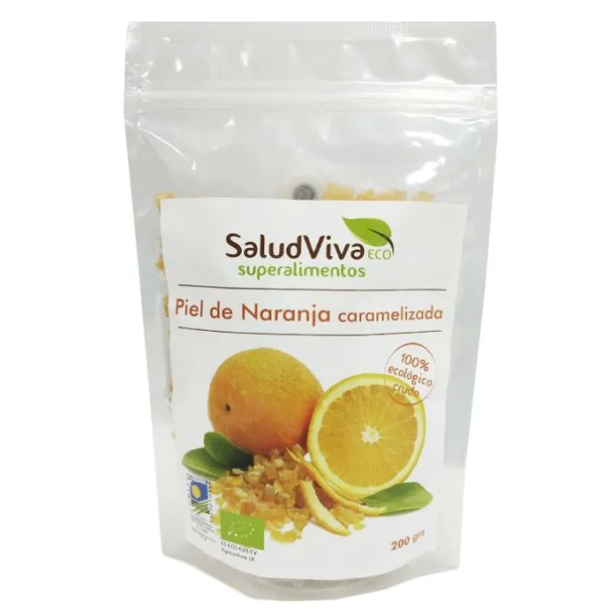 Piel de naranja caramelizada 200 gr - SaludViva