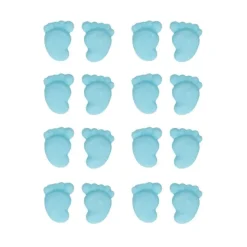 Pies de bebé azules de azúcar (16) - Sin gluten - Funcakes