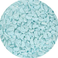 Pies de bebé de azúcar azules 55 g - Funcakes