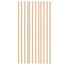 Pilares de madera para tartas - palitos para algodón de azúcar (12) - Decora