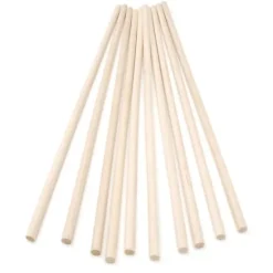 Pilares de madera para tartas - palitos para algodón de azúcar (12) - PME