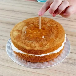 Pilares de madera para tartas - palitos para algodón de azúcar (12) - PME