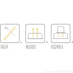 Pilares para tartas de varios pisos (12) - Decora