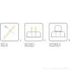Pilares para tartas de varios pisos (4) - Decora